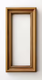 a picture frame is hanging on the wall