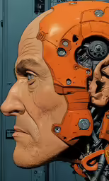 a man is wearing a helmet with many small holes in it