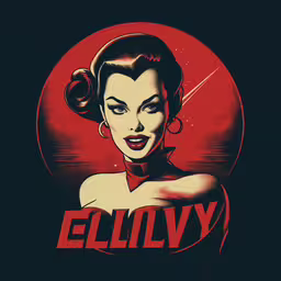 a star wars propaganda poster that has an image of a woman holding a gun and the words, eljoyy,the cover art for elofy