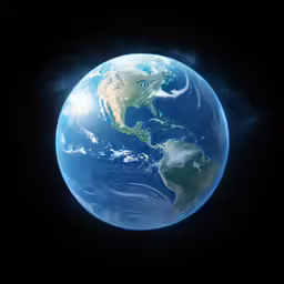 a view of the earth from space from space shuttle