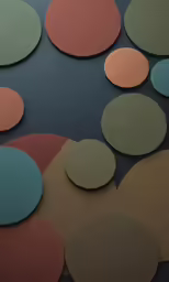 a piece of paper with circles on it