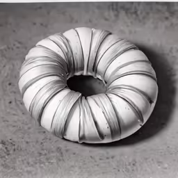 an odd shaped object with one end curled up