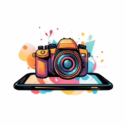 the camera is on the back of the tablet