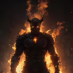 the batman who looks like he can be in action in this scene