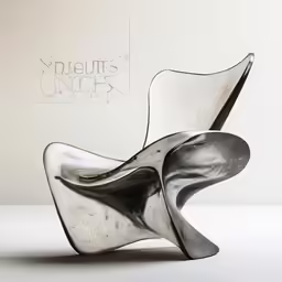 an artistic sculpture sits on a white surface