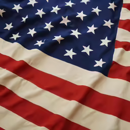 the stars and stripes on a patriotic flag