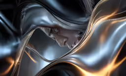 this is a digital painting of a woman