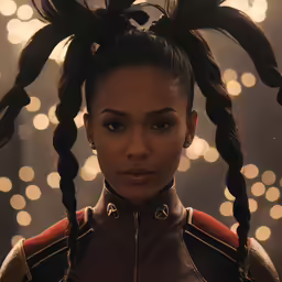 the character from star wars the old republic poses for a portrait