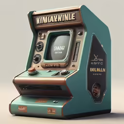 the front view of an old game boy style