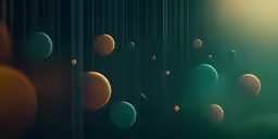 an image of some very pretty green planets