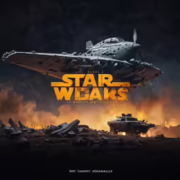 a picture of star wars the movie poster