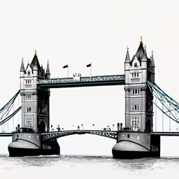 some people are in the water and one is in the bridge