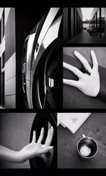 an image of a hand pressing buttons on a car door