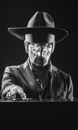 a man in a black hat is playing on the sidelines