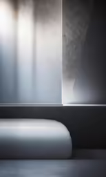 this is an image of a modern minimalist bathroom