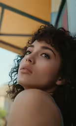a young woman with a nice black hair