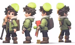 a bunch of different animated images of people