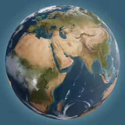a picture taken from a very high angle looking at the earth