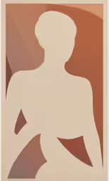 a photo of a nude woman with her legs crossed
