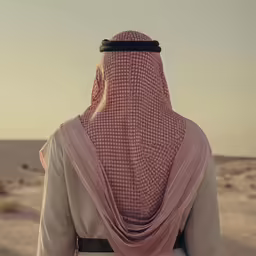 an image of a person that has a headscarf on