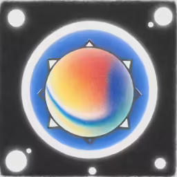 there is a light in the middle of this picture
