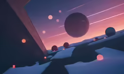 a set of four large balls next to each other