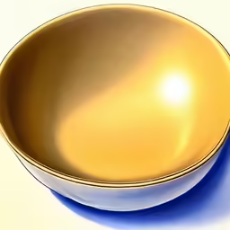 there is a bowl sitting on the table top