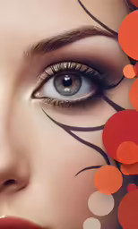 an asian woman with long hair and circles around her eye