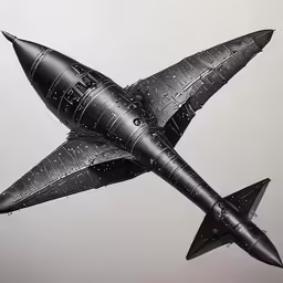 a drawing of an air craft flying through the sky