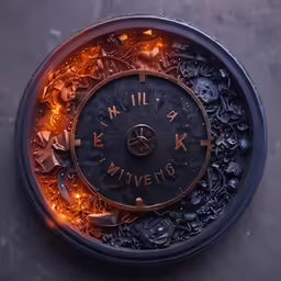 an electric clock that has a face made out of buttons