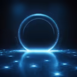 abstract dark blue and black background with lights