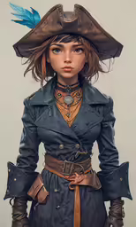 a picture of an image of a woman in a costume