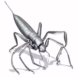 an illustration of a large insect on a white background
