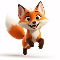 the little foxes from madagascar has his eyes wide open