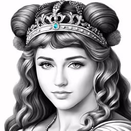 a drawing of princess aurora from the animated animated film