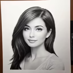 the beautiful young lady has long brown hair