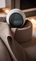 an image of a speaker in a cloth bag