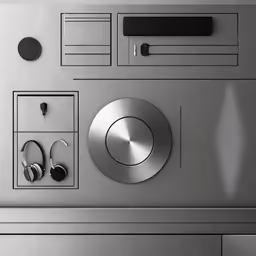 a steel object is shown in this image