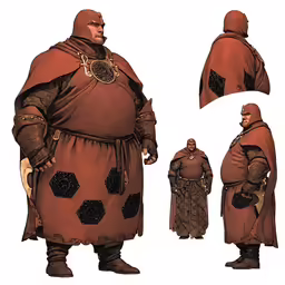 some concept art for an animated character