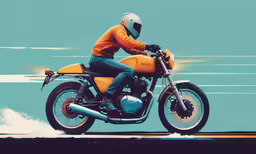 a person in a helmet is riding a motorcycle