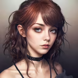an image of a woman with big blue eyes