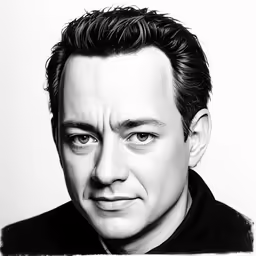 black and white photo of a man with a funny look on his face