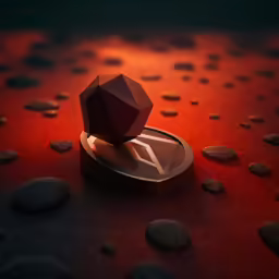 there is an unusual looking object on the table