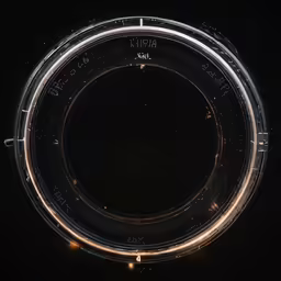 some kind of glass with light inside