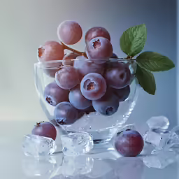a bowl with a large amount of blueberries inside it
