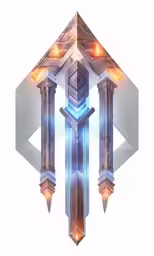 a white square is shown with a geometric design
