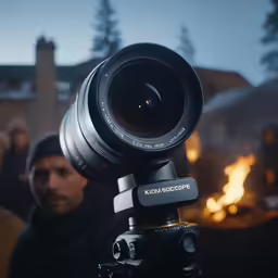 the camera is taking pictures on the ski slopes