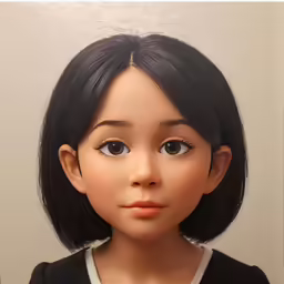 the young child is wearing a black jacket