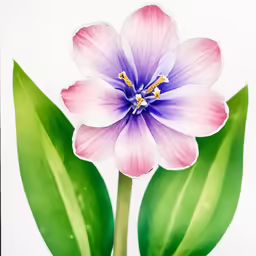 a close up of the stem and flower on a white background
