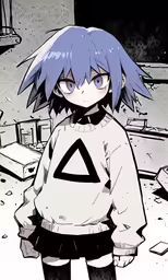 anime boy in an open air space